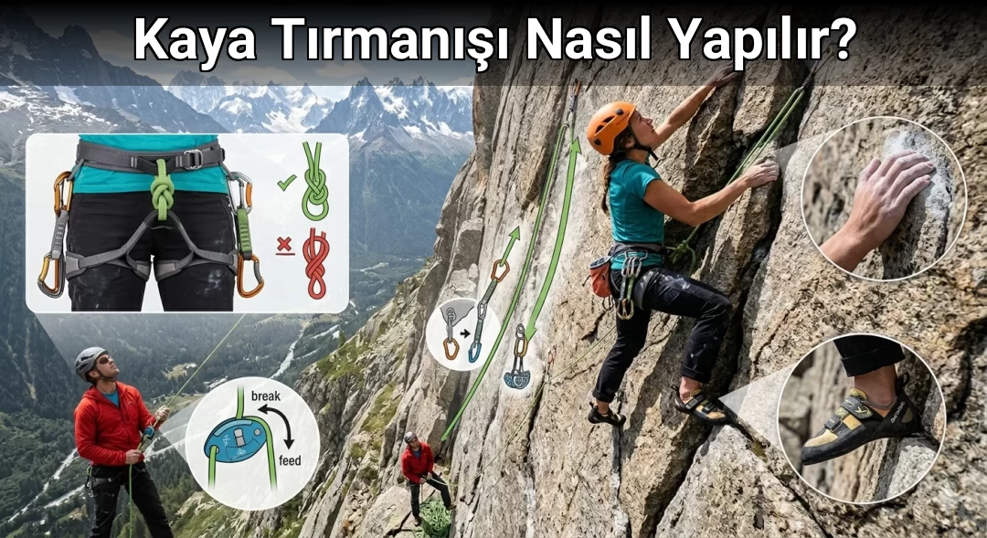 Kaya Tırmanışı Nasıl Yapılır? 